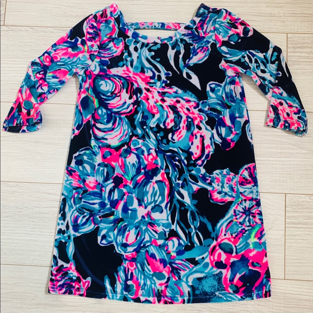 Lilly Pulitzer Girls Mini Olive Dress Size S 4-5